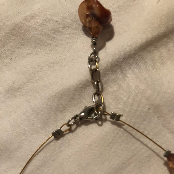 Coffee Brown Beaded Choker - Picture 3 of 5